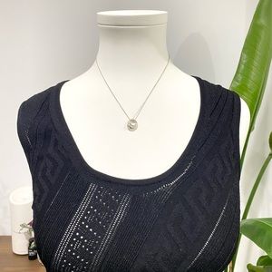 Authentic Tiffany & Co. Elsa Peretti Eternal Circle Pendant Necklace